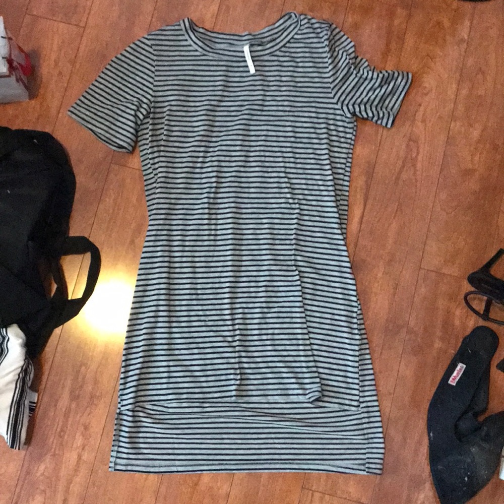 Striped T-shirt Dress